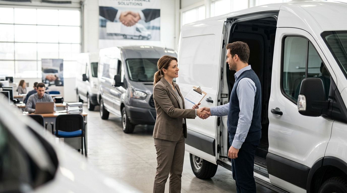 Illustration: Cargo Van Financing with Good Credit: Best Rates & Terms in 2026