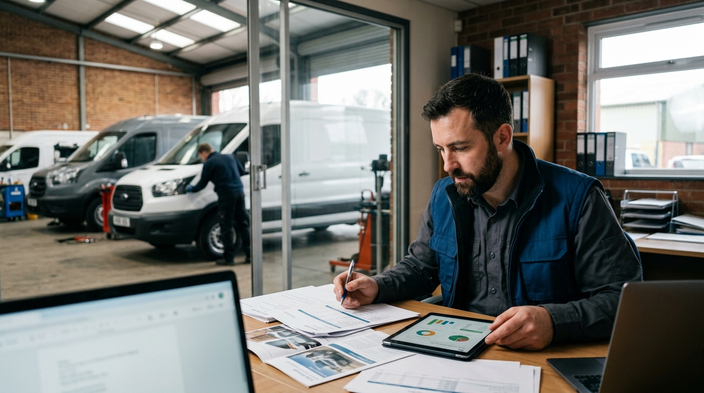Illustration: Should You Use a Personal Loan for Your Cargo Van? A 2026 Guide
